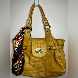 Vecceli Italy Yellow Purse